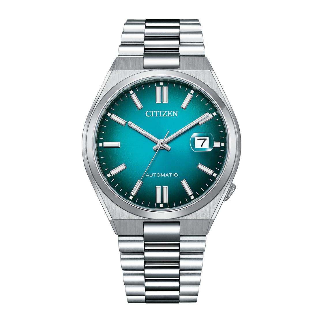 

CITIZEN TSUYOSA Collection AUTOMATIC Men s Watch NJ0151-88X, Sapphire Crystal, Blue-Green Gradient, Silver, Overseas Model [Parallel Import]