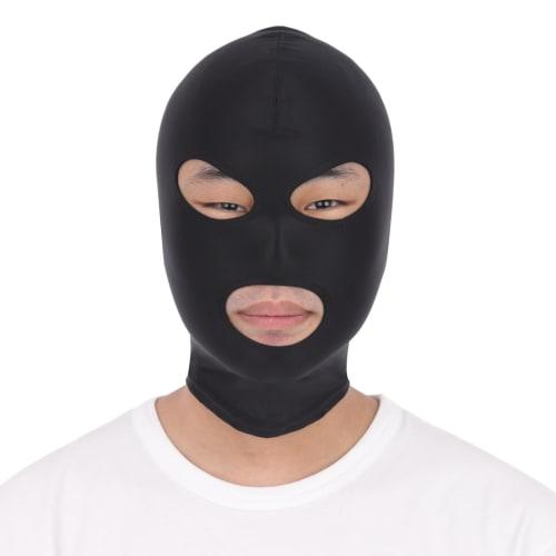 

Маска на всю голову «Черное предзнаменование», с отверстием для рта, 2 размера (Большой, 3 отверстия, Черный, Размер L) для мужчин и женщин (bs603-3-l-bk)