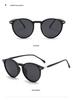Retro TR90 Polarized Round Frame Sunglasses - Fashionable Celebrity Street Style Shades