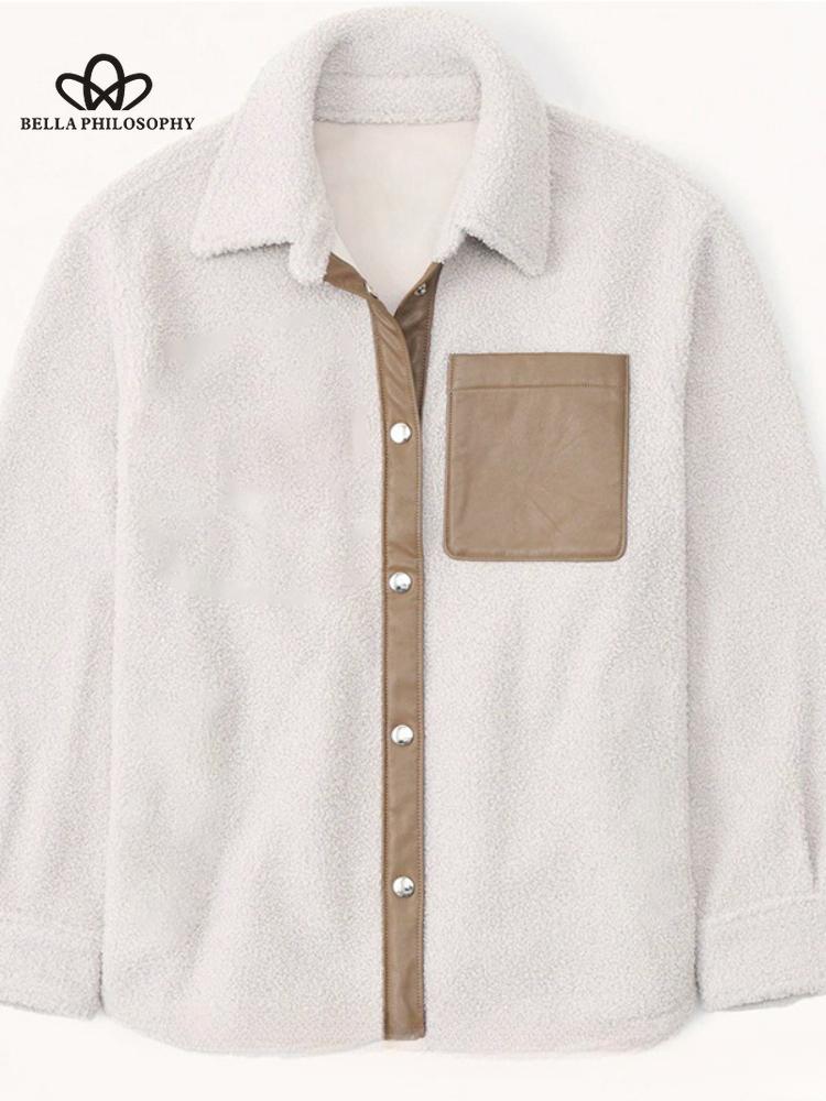 

Женское осенне-зимнее универсальное модное толстое пальто с длинным рукавом, женское меховое новое теплое пальто из овечьей шерсти XXXXL