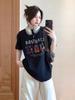 Women's Plus Size Loose Fit Pure Cotton T-Shirt, Summer 2026, Unique Half Sleeve Design.