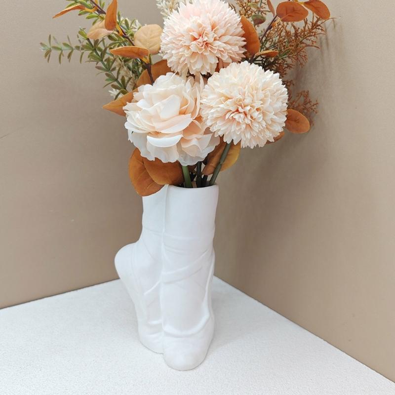 Ballet Shoe Shape Resins Molds for Making Vase Table Decorations Christmas Gift, Ballet Slipper Shape Silicones Molds