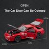 1:32 Alloy RX7 Cars Models Toys with Light Music Vehicle Rubber Tires Wheel Steering Miniature Supercar Toddler Kids Gifts