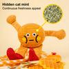 Crinkle Sound Cat Toy Catnip Cat Chew Toy Interactive Plush Waffle Kitten Teething Toy for Indoor Cats Biting Entertainment