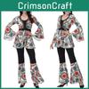 Spring Hippie Dancewear For Men And Women With Stretch Fabric For Party