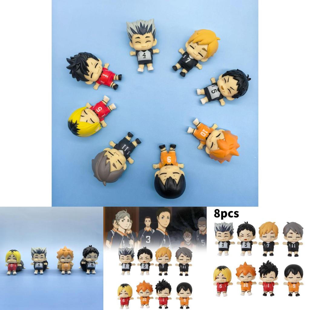Haikyuu Q Version Action Figure Model Anime Displays Toy Cartoon Doll Kids Gift