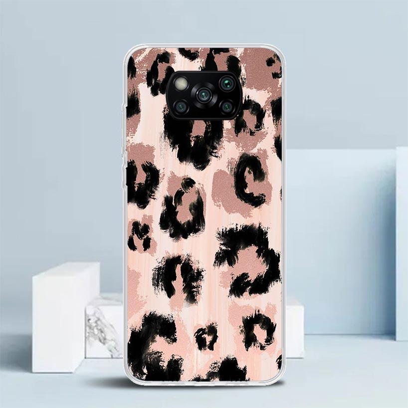 

Leopard Print Phone Case For Xiaomi Poco F7 Ultra X5 X6 X7 Pro M7 Redmi 15C 15 13C 13 12C 12 10C 10 10A 9 9C 9A 9T Cover Poco X7 Redmi 15C (173)