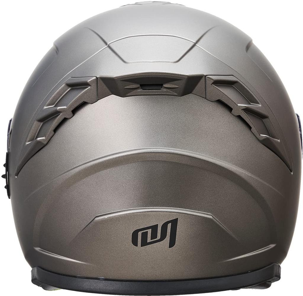 Marushin Jet Motorcycle Flat Size M MSJ2 1002527 JE-1 Helmet, Gunmetallic, (57-58cm),