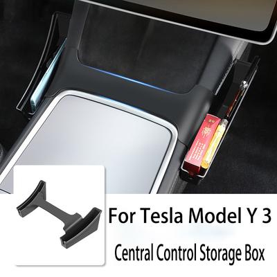 For Tesla Model Y/3  Central Control Storage Box On Both Sides Anti-slip Side Organizer Car Interior Modification Accessories