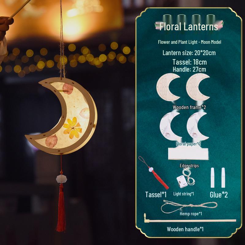 2026 Mid-Autumn Little Rabbit Lantern DIY Kit - Children's Handmade Luminous Hanging Ornament