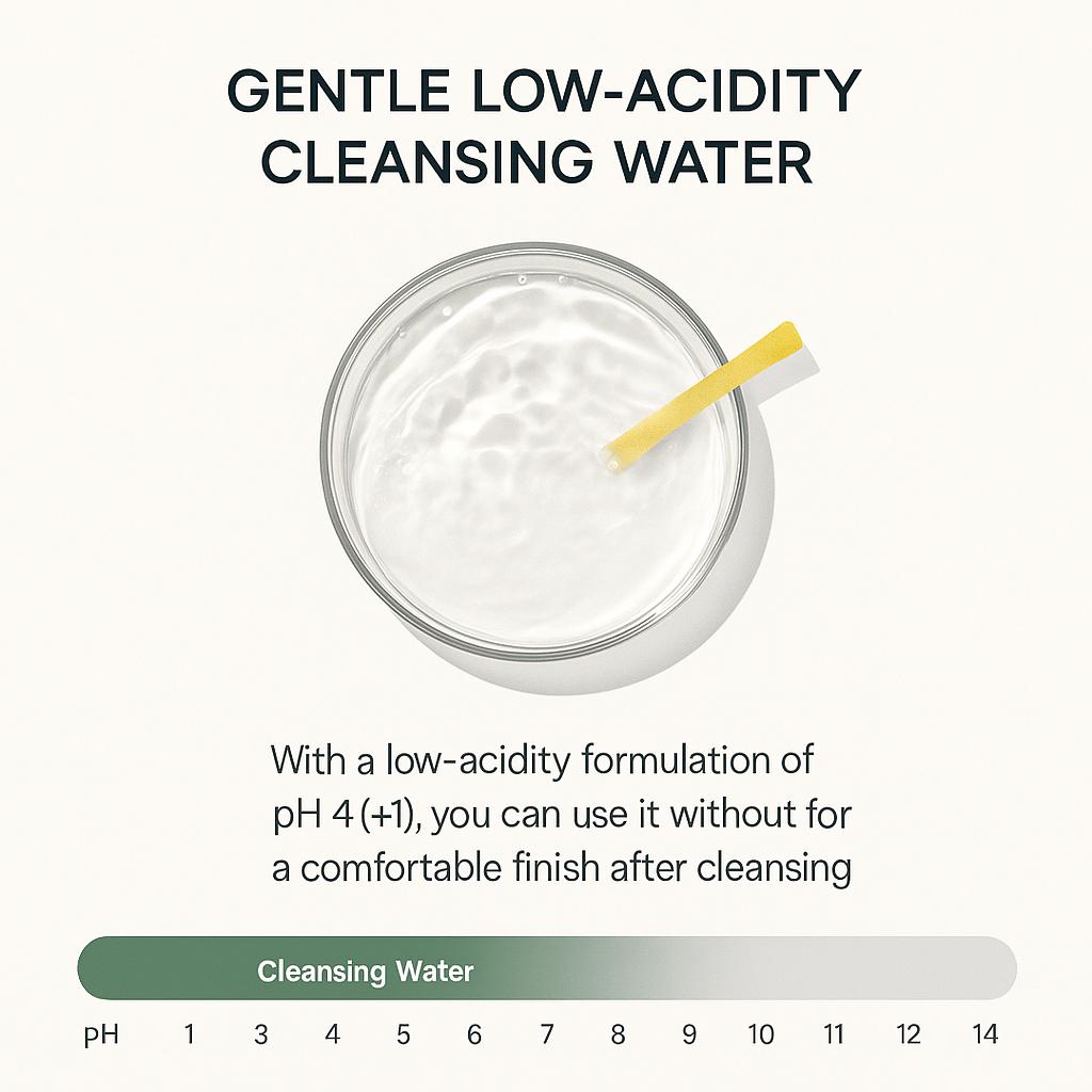 Authentic Olive young Anua Heartleaf Mildly Acidic Deep Cleansing Water