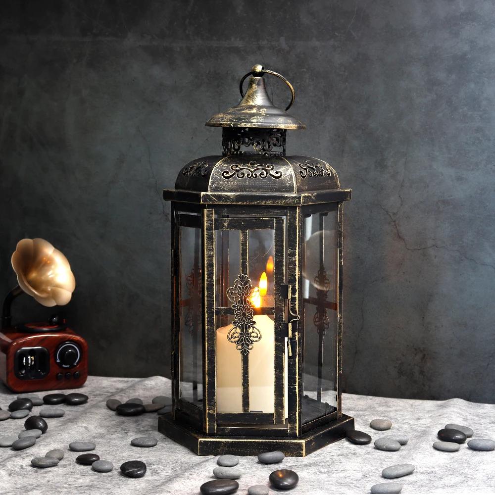 Vintage Severské Svícnové Lucerny Kovové Závěsné Lucerny Železné Lucerny Dekorativní Lucerny Domácí Dekorace Dekorace Svatby