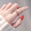 Verdrehte Blätter Blumen Verstellbarer Schwanzring Für Damen Mädchen Accessoires Schmuck Geschenk