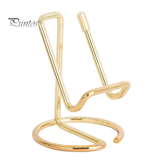 

Держатель для телефона, прочная несущая способность, многофункциональный гальванический настольный кронштейн для смартфона, планшета, ленивый кронштейн для просмотра телевизора золотистый