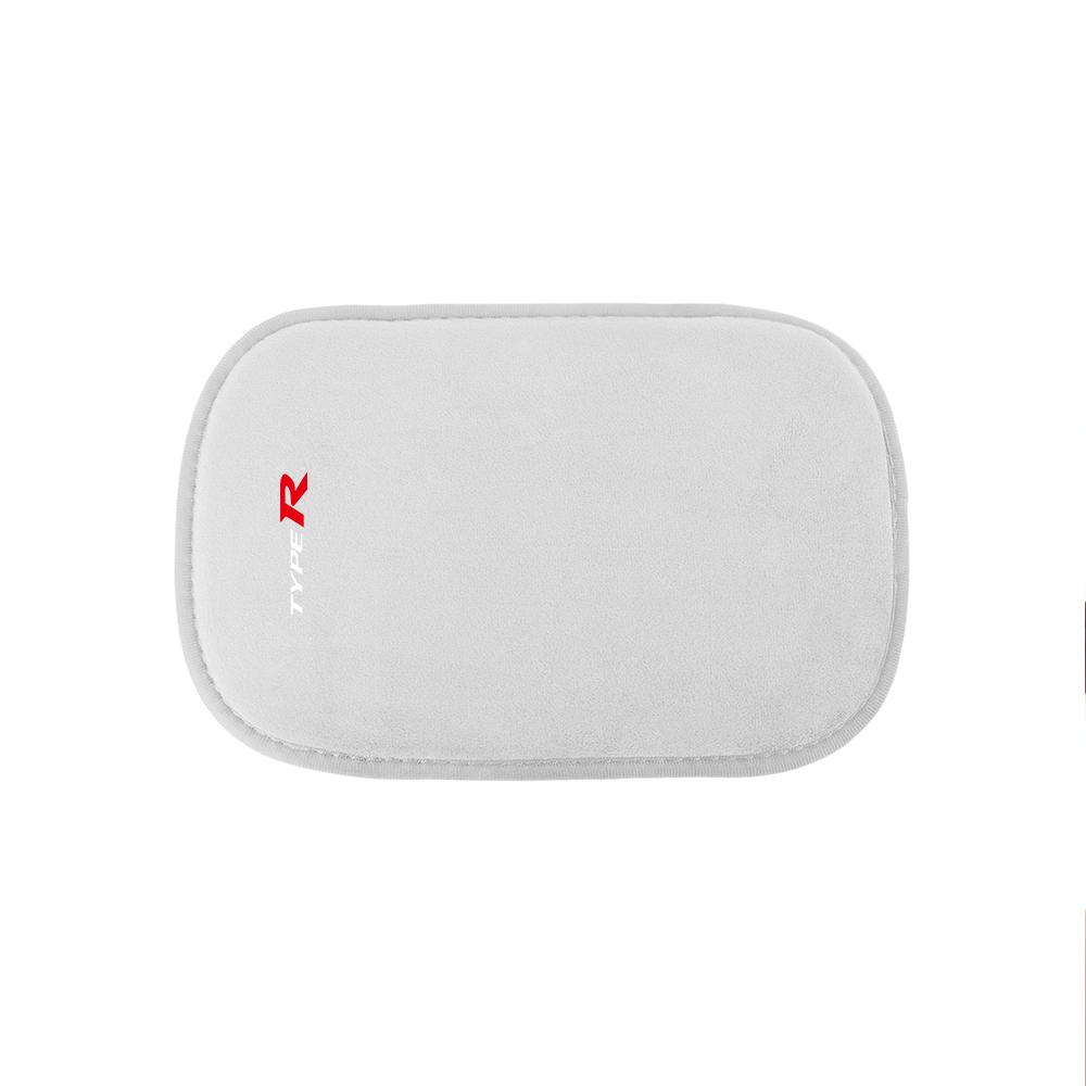 Fur Leather Car Armrest Mat Center Console Arm Rest Protection Pads For Honda Civic CRV City Jazz Accord CR-Z VTEC Vezel Insight
