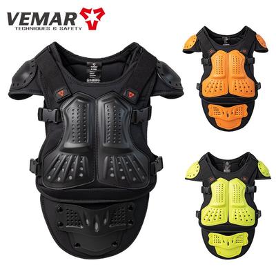 Kids Motorcycle Armor Vest Cycling Skateboarding Balance Bike Safety Gear Shock Absorbing Breathable Back Chest Protector