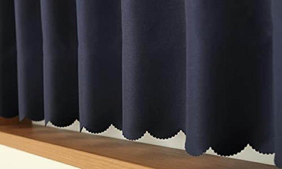 Cafe Light Complete Blackout 5346 Navy Width 190 X Length 100 1 Energy Cold Energy Thick Curtains, Wide, 100% Blocking, Fabric, Insulated, Soundproof,