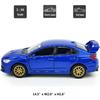 1/36 Scale Impreza WRX STI Toy Car Racing Sports Diecast Model Car Metal Pull Back Vehicle,Doors Open,Zinc Alloy Casting,Kids Gifts Collection
