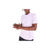 Crew Neck Logo Print Fitted Short Sleeve T-Shirt Men Tops Purple GK9695