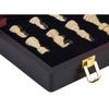 Coffret d'échecs de luxe en Bois Massif - ENGELHART - Pliant - Pièces sculptées - 45,5 CM
