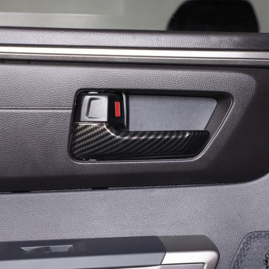 Carbon Style Interior Car Door Grab Handle Cover Trim For Tundra/Sequoia -23