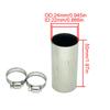 1/2/4/6X 24mm 50mm Length Air Diesel Parking Heater Exhaust Pipe Connector Adapter Vent Hose With Clamps For Webasto Eberspacher