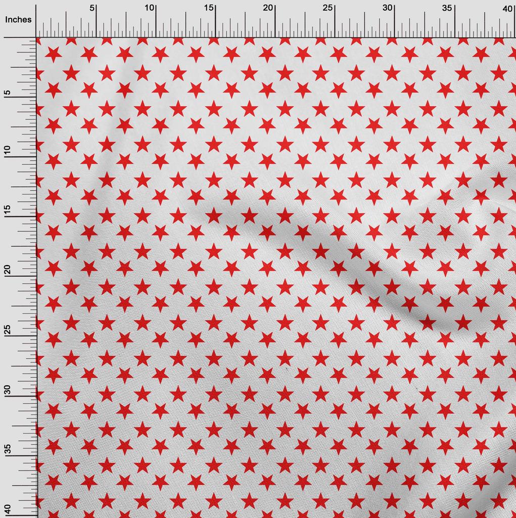 oneOone Cotton Cambric White Fabric Merry Christmas Sewing Fabric By The Yard Printed Diy Clothing Sewing Supplies 42 Inch