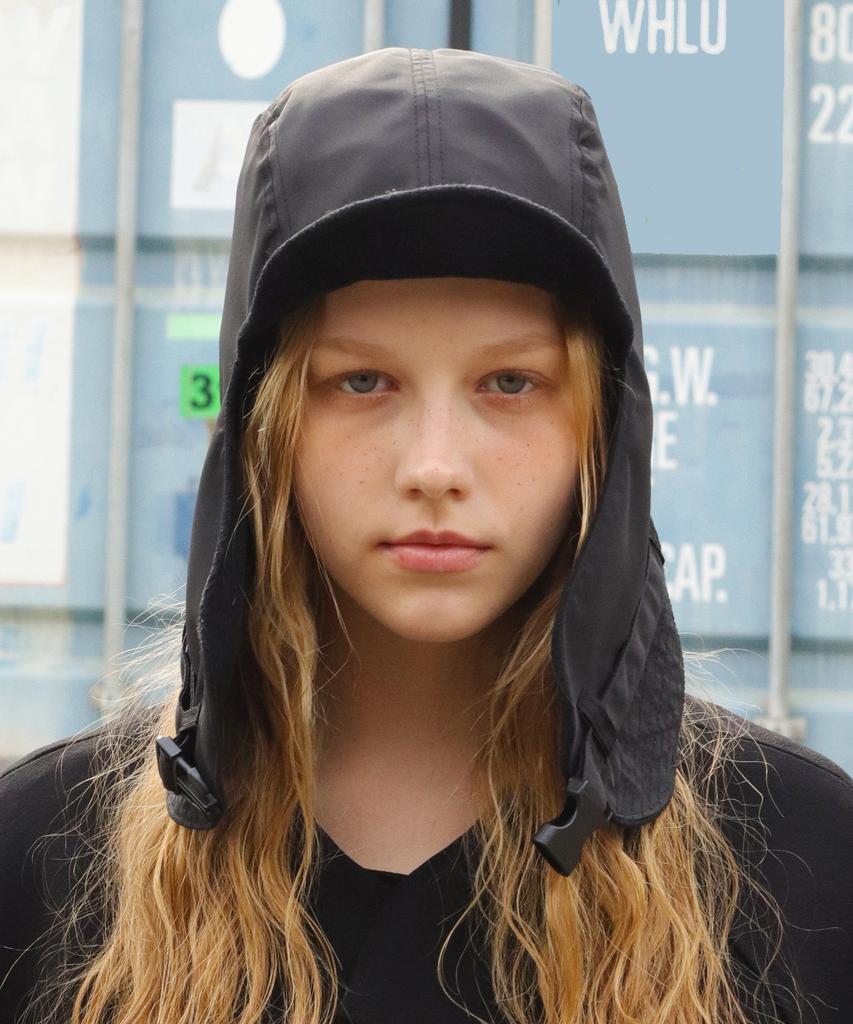 Seullipiseullib N.25 F/W Reversible Satin Black Trooper Hat