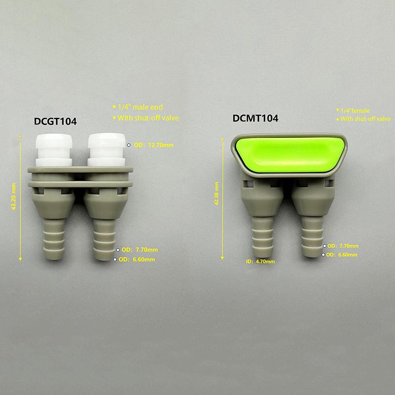 1/4" Cpc Type Plastic Quick Plug Barb Joint Water Injection Joint Beauty Instrument Joint Can Be Connected To Double Tube