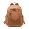 Fashion Wommen Backpack Pu Solid Color Travel Backpack Student Schoolbag