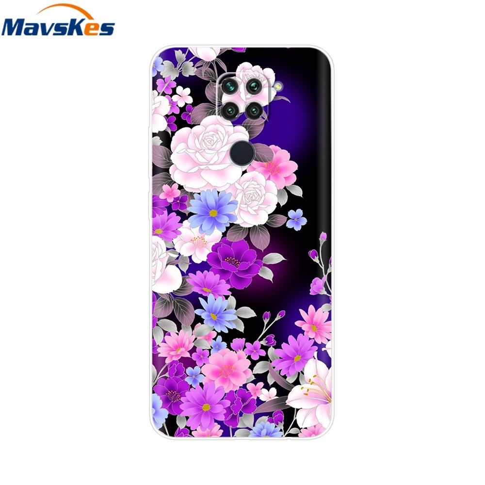 Phone Case For Xiaomi Redmi Note 9 Case 6.53'' Soft Silicone TPU Back Cover for Xiaomi Redmi Note 9 Note9 Case Coque Fundas Para