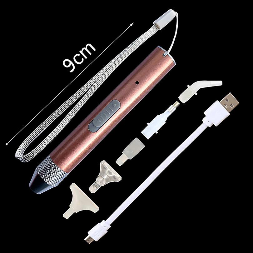 5D-Diamant-Malwerkzeug, leuchtender Punktbohrstift, wiederaufladbarer USB-Beleuchtungsstift, LED-Diamant-Malstift, Diamant-Kunstzubehör