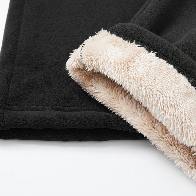 Winter Oversize Pants Men Women Warm Fleece Liner Drawstring Trousers Casual Comfortable Gym Sweatpants