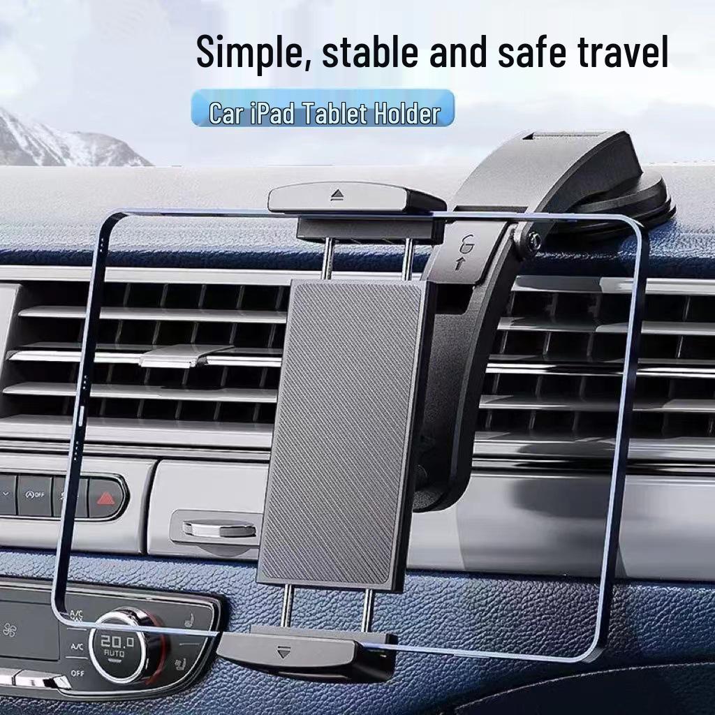 Uniwersalny uchwyt na tablet i telefon do samochodu: Deska rozdzielcza, Zagłówek, Uchwyt do leżenia