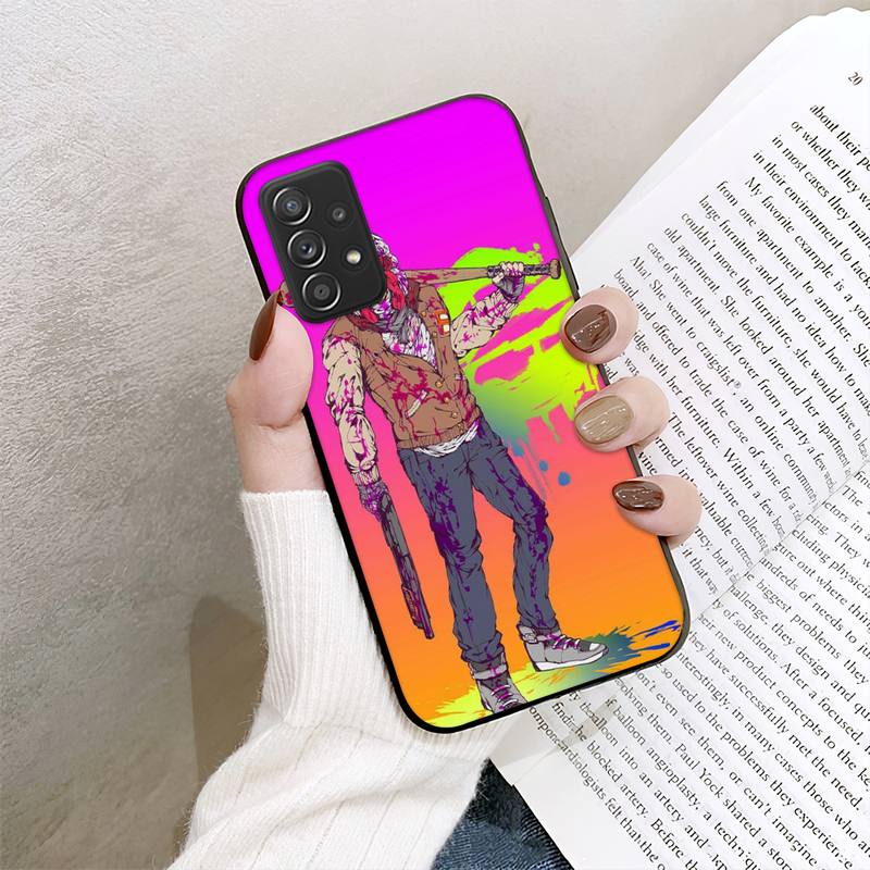 Hotline Miami Game telefoniümbris Samsung Galaxy A02 A12 A21 A22 A32 A41 A42 A51 A71 A72 Shellile