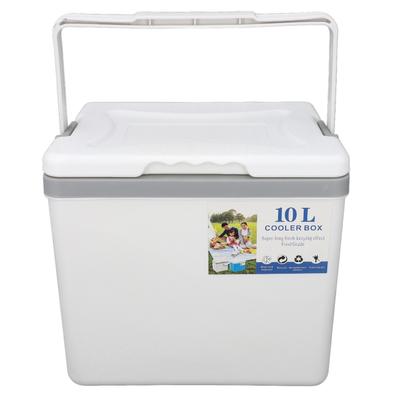 Caixa térmica 10L EPS altamente eficiente com alça térmica isolada para camping, piquenique e pesca
