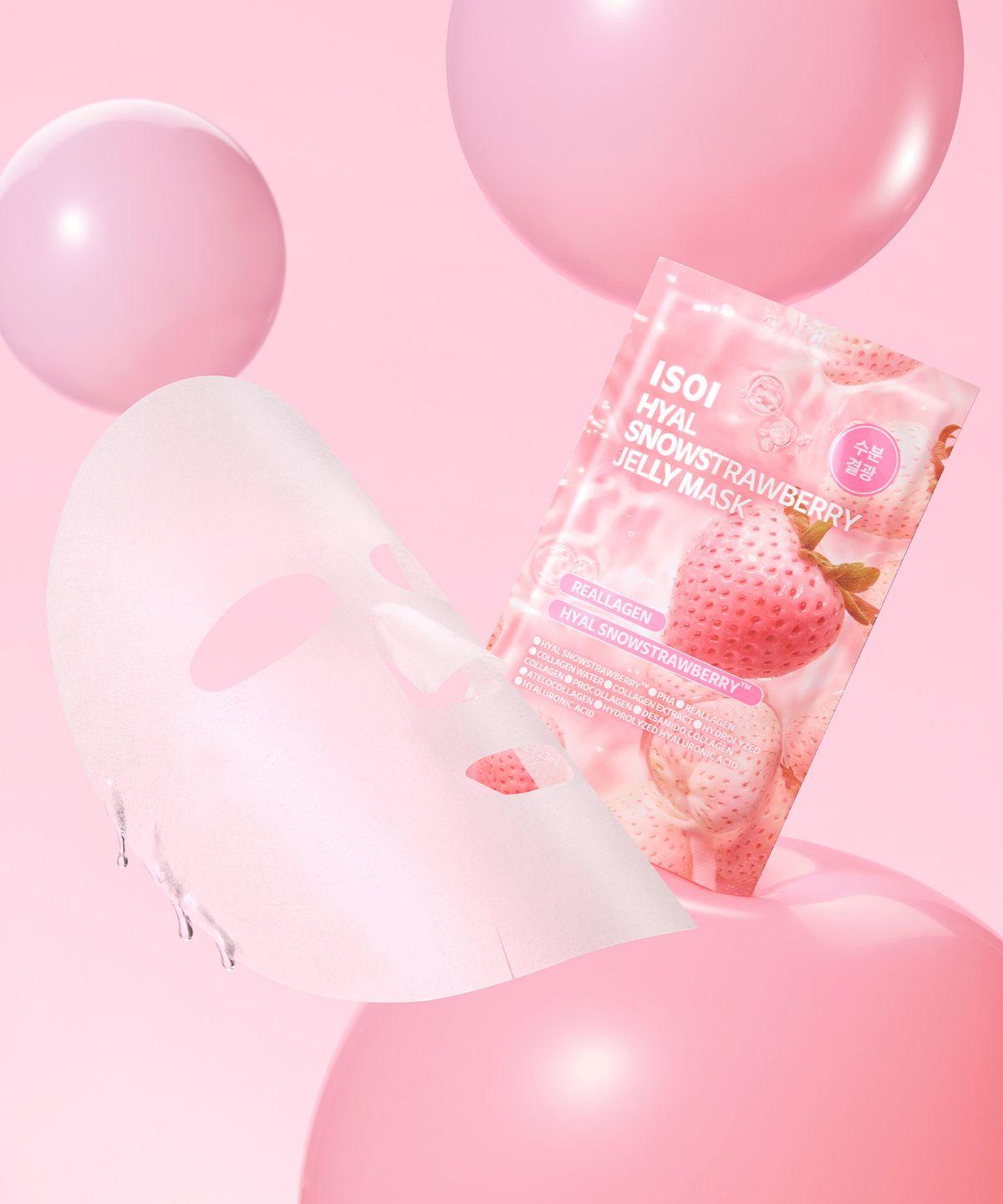 Hyal Snowflake Strawberry Jelly Mask 23ml (Set of 10)