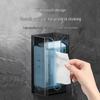 Wall-Mounted Transparent Tissue Box for Kitchen & Bathroom