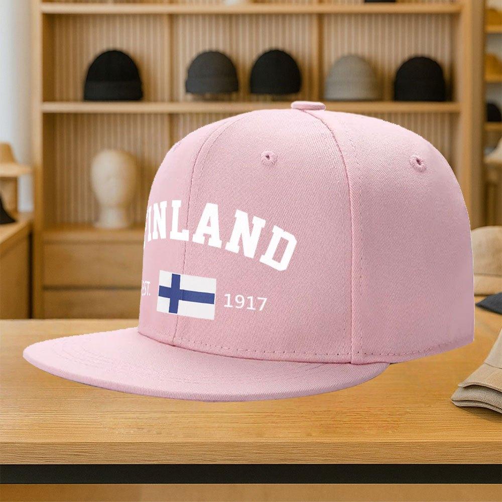 

Финляндия Флаг Основан в 1917 г. Принт Бейсболка Полиэстер Регулируемая Snapback Кепка Повседневная Для улицы One Size