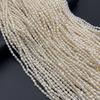1String, White Natural Freshwater Pearls, Rice-shaped Pearl Beads, 2.8–3.2 mm, for DIY Necklace Bracelet, Jewelry Making, Birthday Party Crafts, 36cm