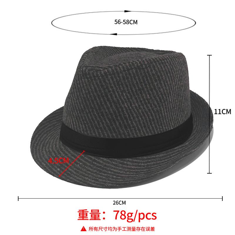 Autumn and winter British wind curling small jazz hat, new male and female couples jazz hat factory spot