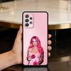 Beauty Singer H-Halsey Soft Silicone Black Cover Phone Case For Samsung Galaxy A73,A72,A71,A70,A53,A52,A51