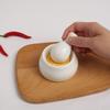 Pro Ceramic Mortar and Pestle , Mini Apothecary Grinder for Pills/Spices, Heavy Duty White Crusher Bowl with Anti Slip Base