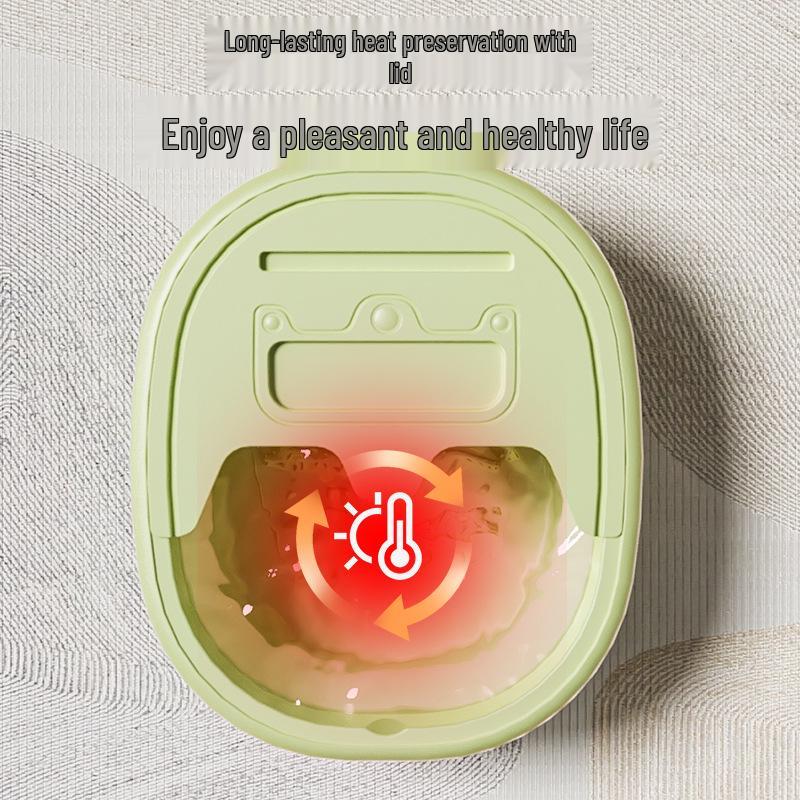 Foldable Portable Foot Bath Basin - Insulated and Over-Calf Design for Home Spa.