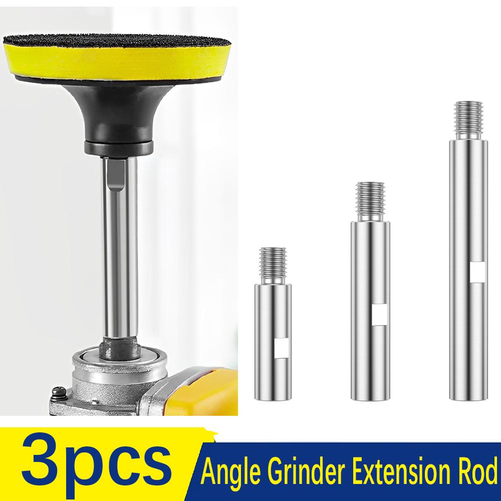 Winkelschleifer Verlängerungsstange 3/4/5,5 Zoll M14 Gewinde Adapterwelle Polierpad Verbindungsstange für Polieren Autopflege Detailing