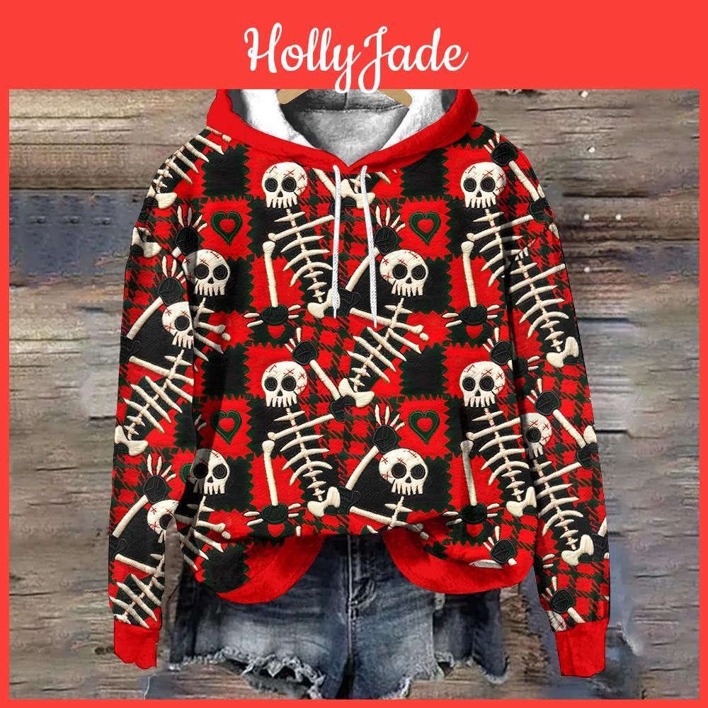 Trend Fashion Womens Hoodies Skull Women Clothing Tops Autumn Casual Womens Sweatshirts Loose Designer Pullover Hoodies