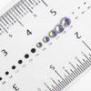 Nail Measure Easy Ultra-Thin Soft PVC Ruler Manual Fake Nails Measuring Size Transparent Map Caliper Ruler Nail Art Tool