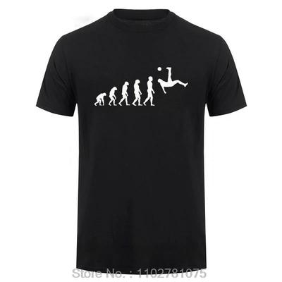 Men's Clothing Soccering Evolution Oversized T-shirt Footballer Cotton Tshirt Faddish Vaporwave Sports Fitness T Shirt Tops