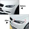Car headlight headlamp eyelids eyebrow cover decoration trim for BMW E92 E93 3 Series 2 door couple M3 2005-2013