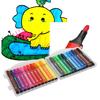 Watercolor Pen Set Triangle High Capacity 24 Colors Washable Child Painting Graffiti Art Marker